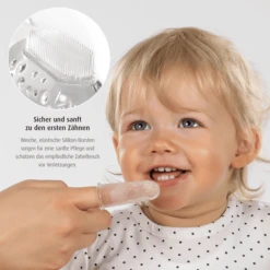 Reer Siliconen Vingertandenborstel 2 Stuks -Kleine Wondertjes reer siliconen vingertandenborstel 2 stuks a343220 2