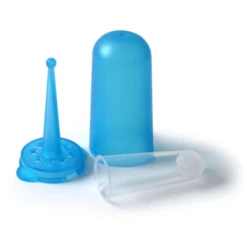 REER SILICONEN VINGERTANDENBORSTEL Met Bewaardoosje -Kleine Wondertjes reer siliconen vingertandenborstel met bewaardoosje a027755 4