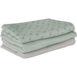 Roba Gaasluiers Set Van 3 Lil Planet Groen 80 X 80 Cm -Kleine Wondertjes roba gaasluiers set van 3 lil planet groen 80 x 80 cm a308258 3