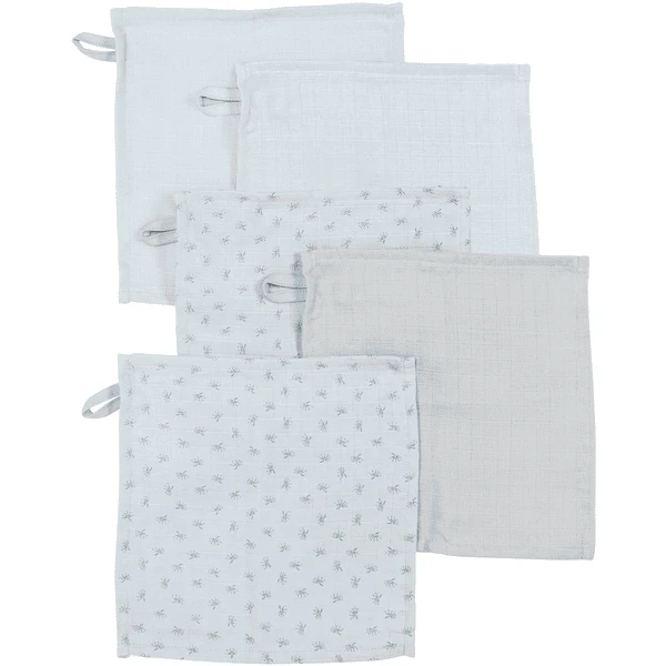 Roba Washandenset Van 5 Lil Planet Turquoise 25 X 25 Cm 4 Roba Washandenset Van 5 Lil Planet Turquoise 25 X 25 Cm - Afbeelding 4