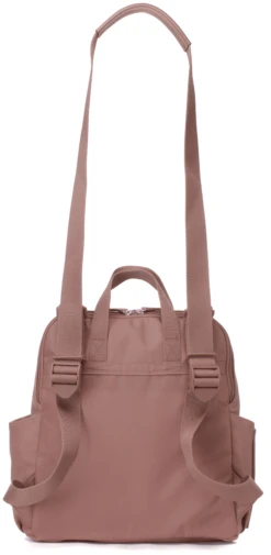 Robyn Convertible Backpack Faux Leather Dusty Pink -Kleine Wondertjes robyn convertible backpack faux leather dusty pink a251228 4