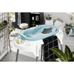 Rotho Baby Design Bad Station TOP Lagoon + Set Van 3 Gratis Washandjes -Kleine Wondertjes rotho baby design bad station top lagoon set van 3 gratis washandjes a364889 2