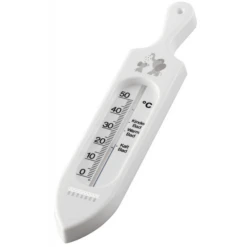 Rotho Babydesign Badthermometer Wit Met Opdruk "Modern Elephants"