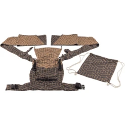 SCHMUSEWOLKE Draagzak Half- Buckle Maxi Graphic Copper Modal -Kleine Wondertjes schmusewolke draagzak half buckle maxi graphic copper modal a371907 3