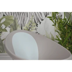 Shnuggle® Shnuggle ® Baby Badje In Taupe / Lichtgrijs -Kleine Wondertjes shnuggle baby badje in taupe lichtgrijs a359055 3