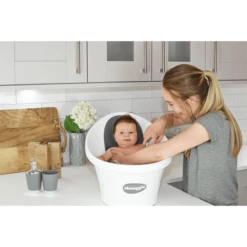 Shnuggle® Shnuggle ® Babybadje In Wit / Grijs 6 Shnuggle® Shnuggle ® Babybadje In Wit / Grijs -Kleine Wondertjes shnuggle babybadje in wit grijs a359051 1