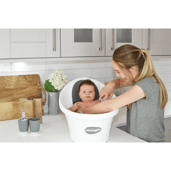 Shnuggle® Shnuggle ® Babybadje In Wit / Grijs 2 Shnuggle® Shnuggle ® Babybadje In Wit / Grijs - Afbeelding 2