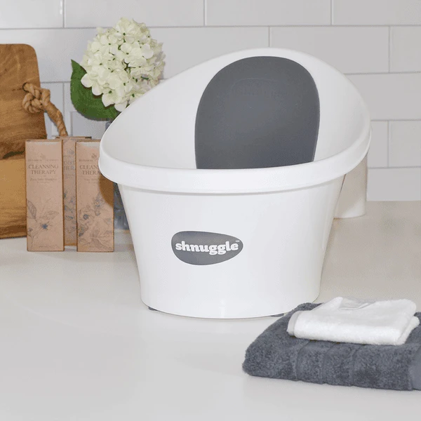 Shnuggle® Shnuggle ® Babybadje In Wit / Grijs 3 Shnuggle® Shnuggle ® Babybadje In Wit / Grijs - Afbeelding 3