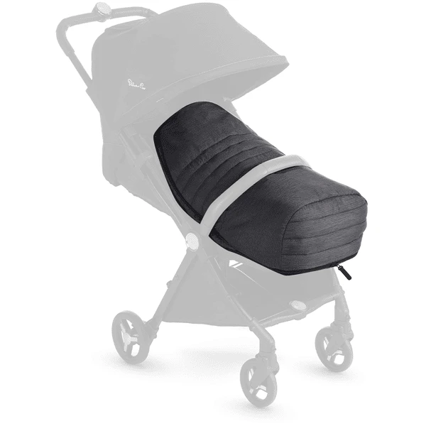 Silver Cross Voetenzak Jet Pod Zwart/Antraciet 2 Silver Cross Voetenzak Jet Pod Zwart/Antraciet - Afbeelding 2