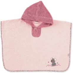 Sterntaler Bad Poncho Mabel Zacht Roze