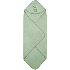 Sterntaler Badcape Emmilius Lichtgroen 100 X 100 Cm -Kleine Wondertjes sterntaler badcape emmilius lichtgroen 100 x 100 cm a327073 3