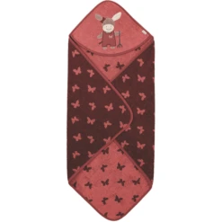 Sterntaler Badcape Emmily Lichtrood 80 X 80 Cm -Kleine Wondertjes sterntaler badcape emmily lichtrood 80 x 80 cm a327059 1