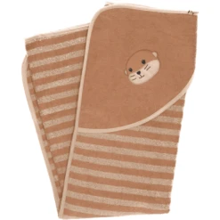 Sterntaler Badcape Otti Bruin 100 X 100 Cm -Kleine Wondertjes sterntaler badcape otti bruin 100 x 100 cm a351494 2