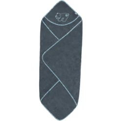 Sterntaler Badhanddoek 100 X 100 Cm Elia Ijzergrijs -Kleine Wondertjes sterntaler badhanddoek 100 x 100 cm elia ijzergrijs a384562 3