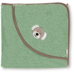 Sterntaler Badhanddoek 100 X 100 Cm Hond Groen