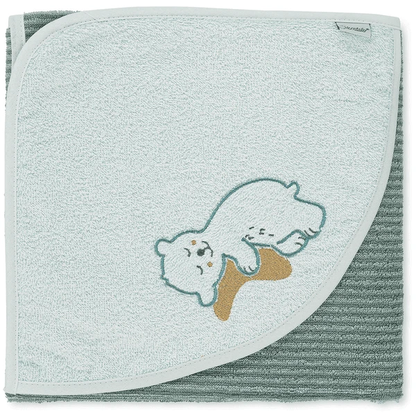 Sterntaler Badhanddoek Met Kap Ben Medium Groen 80 X 80 Cm 4 Sterntaler Badhanddoek Met Kap Ben Medium Groen 80 X 80 Cm - Afbeelding 4