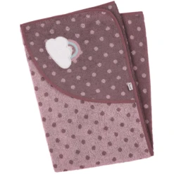 Sterntaler Badhanddoek Pauline Licht Paars 100 X 100 Cm -Kleine Wondertjes sterntaler badhanddoek pauline licht paars 100 x 100 cm a301080 4