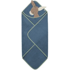 Sterntaler Ezel Motief Badlaken Emmilius Medium Blauw -Kleine Wondertjes sterntaler ezel motief badlaken emmilius medium blauw a327091 3