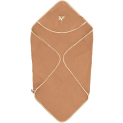 Sterntaler GOTS Badhanddoek Met Kap Otti Uni Bruin 80 X 80 Cm -Kleine Wondertjes sterntaler gots badhanddoek met kap otti uni bruin 80 x 80 cm a351332 1