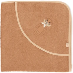 Sterntaler GOTS Badhanddoek Met Kap Otti Uni Bruin 80 X 80 Cm -Kleine Wondertjes sterntaler gots badhanddoek met kap otti uni bruin 80 x 80 cm a351332 3