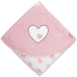 Sterntaler Handdoek Emmi Girl Hart 100x100 Wit