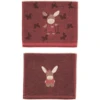 Sterntaler Kinderhanddoek Dubbel Pak Emmily Donkerrood 50 X 30 Cm