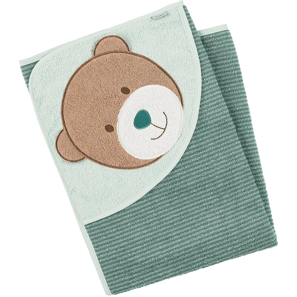 Sterntaler Motief Badhanddoek Ben Medium Groen 2 Sterntaler Motief Badhanddoek Ben Medium Groen - Afbeelding 2