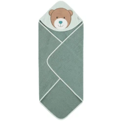 Sterntaler Motief Badhanddoek Ben Medium Groen 7 Sterntaler Motief Badhanddoek Ben Medium Groen -Kleine Wondertjes sterntaler motief badhanddoek ben medium groen a301094 2