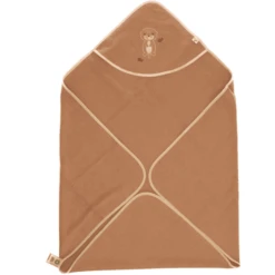 Sterntaler Otti Badhanddoek Uni Bruin 100 X 100 Cm -Kleine Wondertjes sterntaler otti badhanddoek uni bruin 100 x 100 cm a351502 3