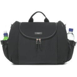 Storksak Luiertas Poppy Luxe Black Scuba - Zwart -Kleine Wondertjes storksak luiertas poppy luxe black scuba zwart a256626 4