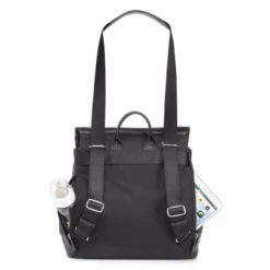 Storksak Luiertas Rugzak St James Leather Black -Kleine Wondertjes storksak luiertas rugzak st james leather black a260422 3