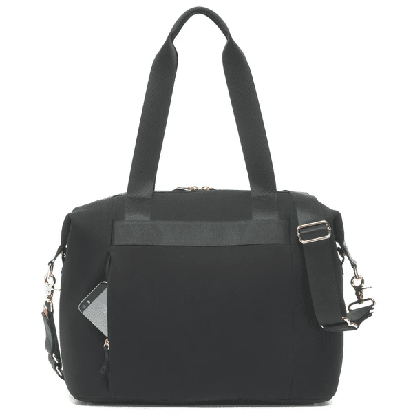 Storksak Luiertas Stevie Luxe Black Scuba - Zwart 3 Storksak Luiertas Stevie Luxe Black Scuba - Zwart - Afbeelding 3