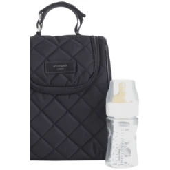 Storksak Luiertas Stevie Quilt Black -Kleine Wondertjes storksak luiertas stevie quilt black a301597 2