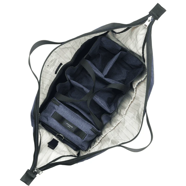 Storksak Reistas ECO Carry -Op Navy Melange 2 Storksak Reistas ECO Carry -Op Navy Melange - Afbeelding 2