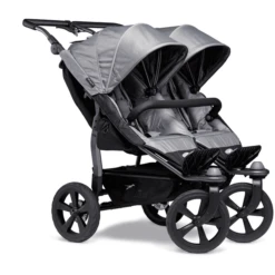 Tfk Sibling Kinderwagen Duo Ecco Grijs -Kleine Wondertjes tfk sibling kinderwagen duo ecco grijs a311186 2