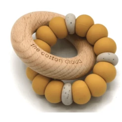 The Cotton Cloud Bijtring Snoepje, Mosterd