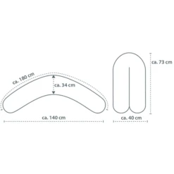 THERALINE Comfort Verzorgingskussen Birdie Róse -Kleine Wondertjes theraline comfort verzorgingskussen birdie rose a359080 3