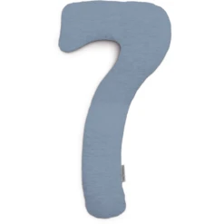 THERALINE Dekbedovertrek Voor Mijn7 Zijslaapkussen Melange Blauw-grijs Bamboo -verzameling