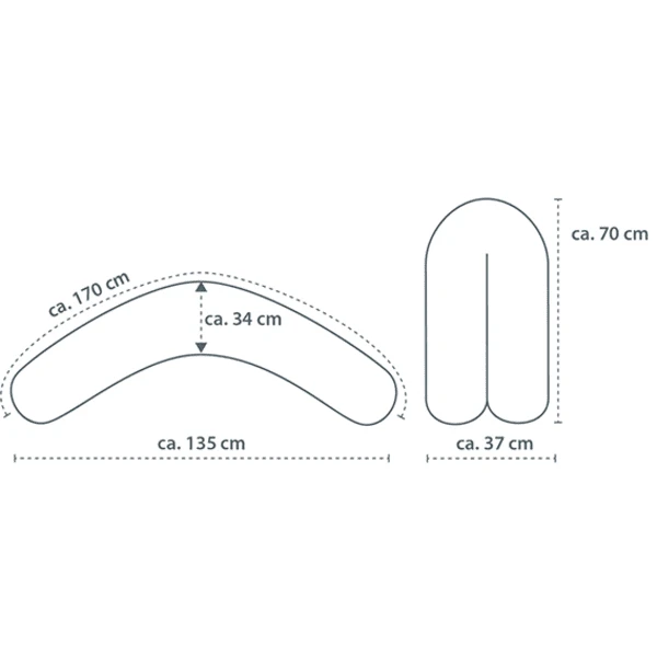 THERALINE Dodo Verzorgingskussen Ster Blauw 4 THERALINE Dodo Verzorgingskussen Ster Blauw - Afbeelding 4