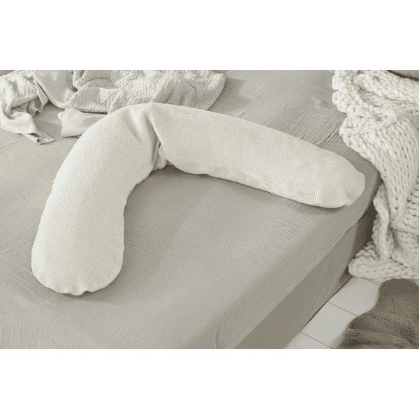 THERALINE Hoes Voor Original Borstkussentje Crème Fijn Gebreid 2 THERALINE Hoes Voor Original Borstkussentje Crème Fijn Gebreid - Afbeelding 2