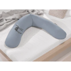 THERALINE Hoes Voor Original Verzorgingskussen Melange Blauw/Grijs Camel Bamboe Collectie -Kleine Wondertjes theraline hoes voor original verzorgingskussen melange blauw grijs camel bamboe collectie a359075 1