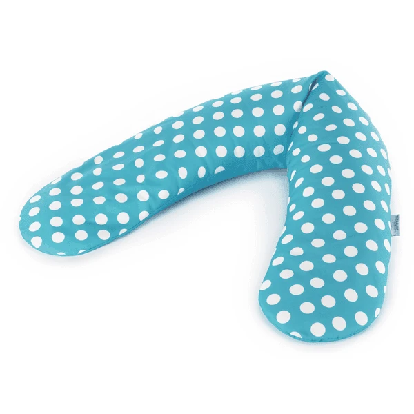 THERALINE Hoes Voor Voedingskussen Puntjes Petrol 3 THERALINE Hoes Voor Voedingskussen Puntjes Petrol - Afbeelding 3