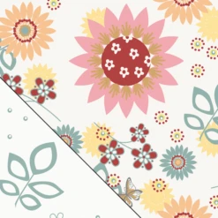 THERALINE Kersenpittenkussen 19 X 19 Cm Zomerbloemen -Kleine Wondertjes theraline kersenpittenkussen 19 x 19 cm zomerbloemen a272478 4