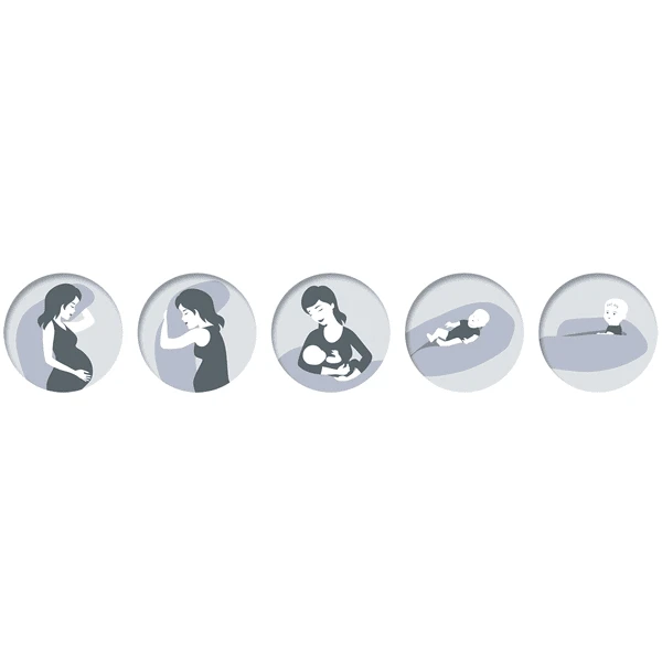 THERALINE Original Voedingskussen Met Hoes Aquarel Blauq 4 THERALINE Original Voedingskussen Met Hoes Aquarel Blauq - Afbeelding 4