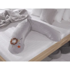 THERALINE Original Voedingskussen - Stipjes Grijs Leeuw -Kleine Wondertjes theraline original voedingskussen stipjes grijs leeuw a196320 4