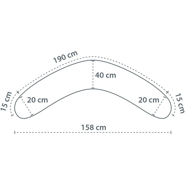 THERALINE Overtrek Voor Original Verpleegkussen Cloud WhiteBamboo Collectie 4 THERALINE Overtrek Voor Original Verpleegkussen Cloud WhiteBamboo Collectie - Afbeelding 4