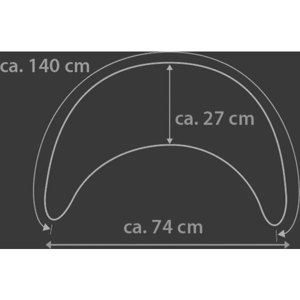 THERALINE Pluche Maan Ijsblauw 5 THERALINE Pluche Maan Ijsblauw - Afbeelding 5