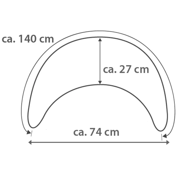 THERALINE Pluche Maanpopulier 5 THERALINE Pluche Maanpopulier - Afbeelding 5