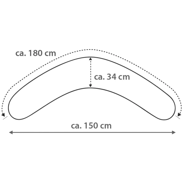 THERALINE Voedingskussen Comfort Harten Grijs 5 THERALINE Voedingskussen Comfort Harten Grijs - Afbeelding 5