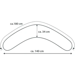 THERALINE Voedingskussen Comfort Incl. Hoes Grote Sterren - Grijs -Kleine Wondertjes theraline voedingskussen comfort incl hoes grote sterren grijs a254271 4